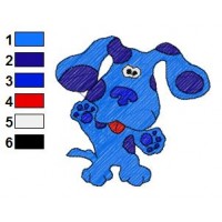 Blues Clues Embroidery Design 9